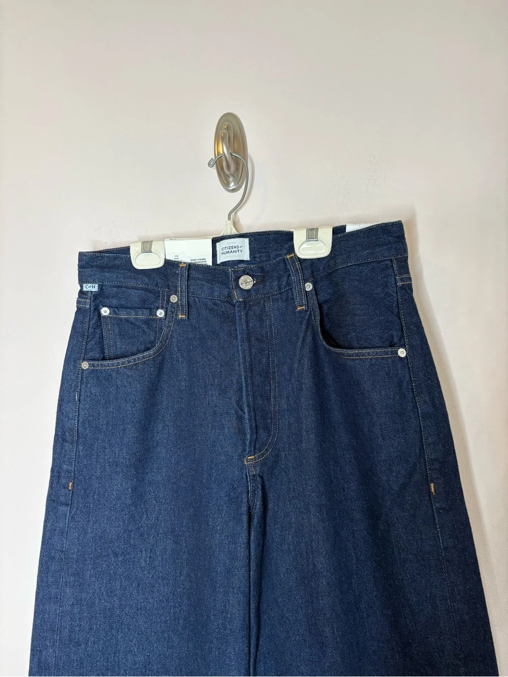 Citizens of Humanity Ayla Baggy Jean Dark Wash Amherst Size 27